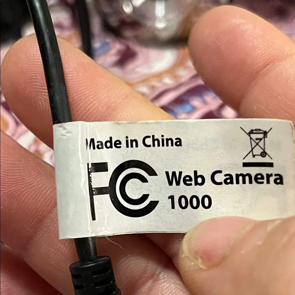 Flexible Black Webcam with USB Connection